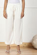 Navy Rayon Palazzo Pants image number 4