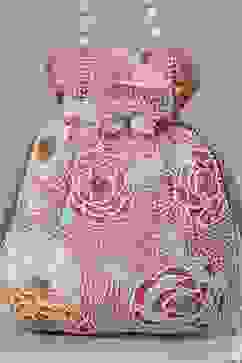 Pink Fabric Potli Bag image number 6