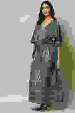 Grey Cotton Printed Nightwear image number 2