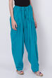 Navy Blue Cotton Solid Salwar image number 1