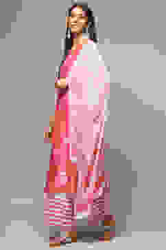 Pink Modal A-Line Kurta Palazzo Suit Set image number 5