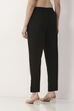 Black Cotton Narrow Pants image number 5