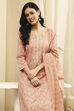 Assorted Cotton Hand Block Print Unstitched Suit Set image number 8