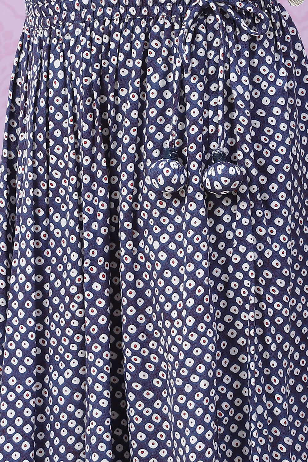 Blue Art Silk Lehenga Set image number 2