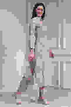 Purple Cotton Printed Embroidered Unstitched Suit Set image number 7