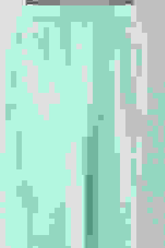 Turquoise Cotton Floral Straight Kurta Pants Set image number 2