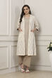 Off White Cotton Regular Fusion Set image number 0