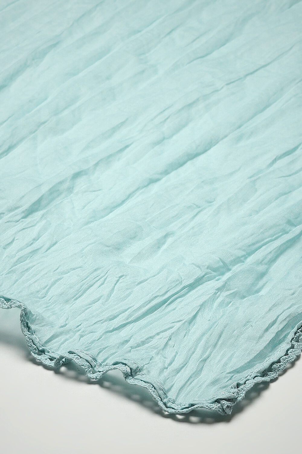 Sky Blue Cotton Dupatta image number 1