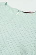 Sea Green Cotton Flared Kurta image number 1