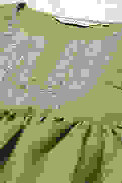 Green Art Silk Flared Printed Kurta image number 1