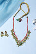 Mint Green & Pink Necklace Set image number 0