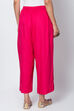 Black Viscose Solid Palazzo image number 4