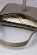 Grey PU Shoulder Bag image number 5