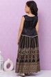 Plum Art Silk Flared Lehenga image number 3