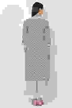 Blue Printed Straight Kurta Palazzo Suit Set image number 4