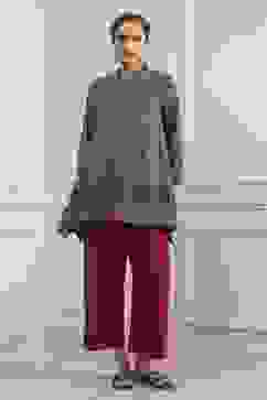 Pink Cotton Straight Palazzos image number 0