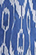 Blue Cotton Flared Yarndyed Dress image number 7