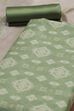 Green Cotton Jamdani Unstitched Suit Set image number 1