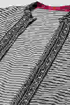 Maroon Cotton Printed Kurta & Palazzo Suit Set image number 2