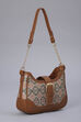 Rust PU Shoulder Bag image number 3