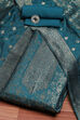 Mustard Yellow Silk Blend Woven Unstitched Suit Set image number 0