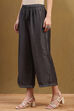 Grey Polyester Palazzo Pants image number 2