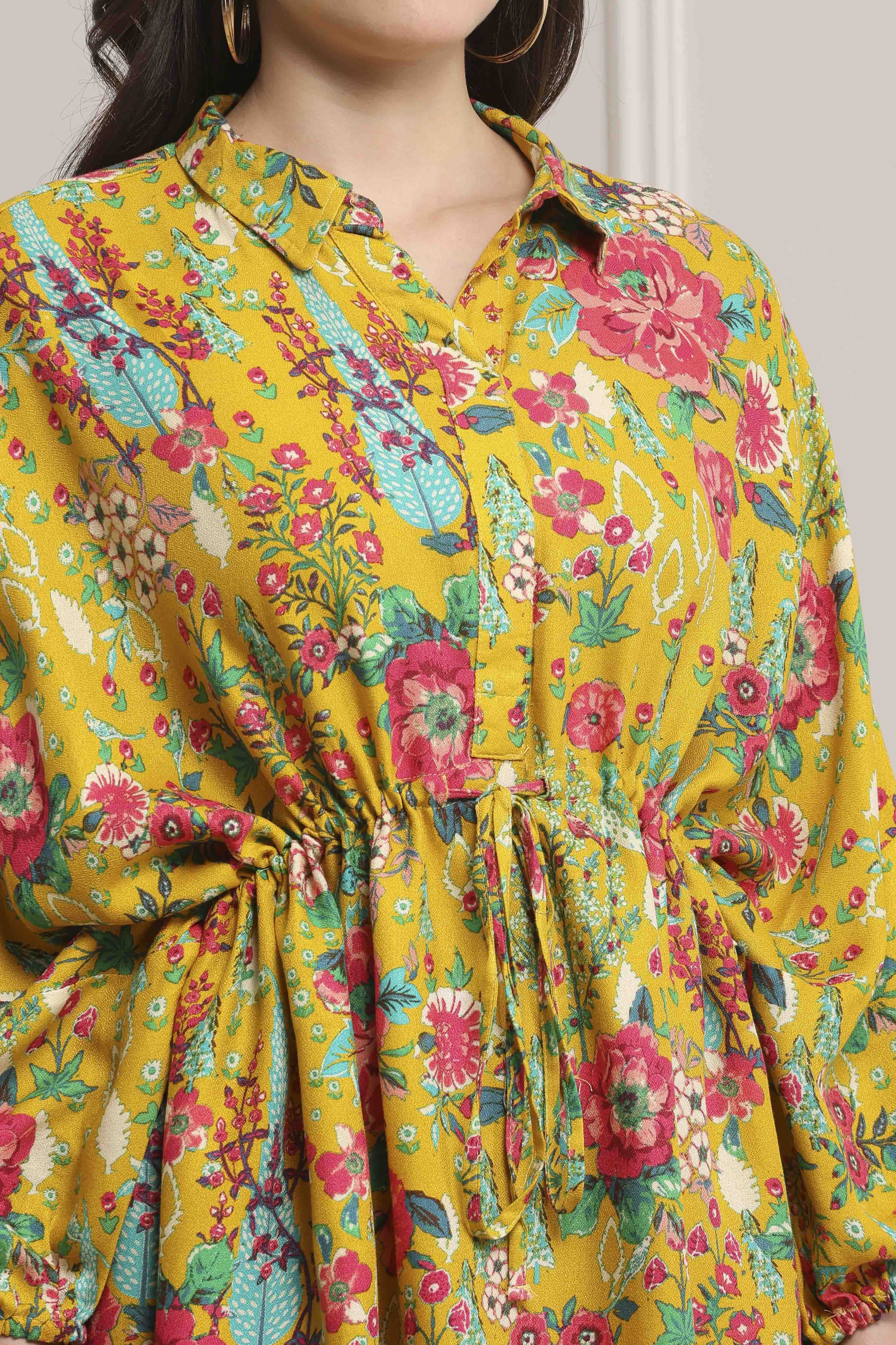 Mustard Viscose Rayon Straight Kurta Pants Set image number 1