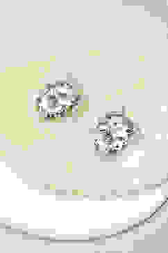 White Brass Earrings image number 2