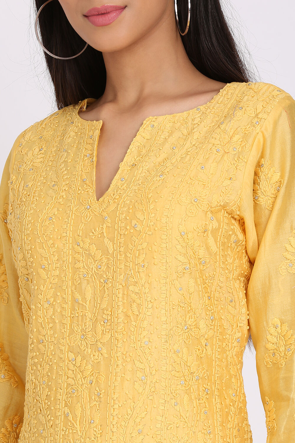 Peach Viscose Silk Machine Embroidered Unstitched Suit Set image number 1