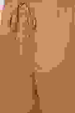 Peach Solid Cotton Kalidar Kurta Palazzo Suit Set image number 2