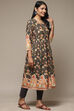 Blue Cotton Gathered Kurta Pants 2 Piece Set image number 5