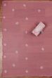 Pink Cotton Printed Embroidered Unstitched Suit Set image number 3