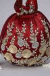 Maroon Fabric Potli Bag image number 6