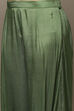 Green Cotton Machine Embroidered Unstitched Suit Set image number 3