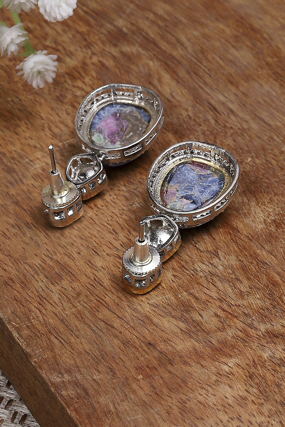 Multicolour Stone Earrings image number 2