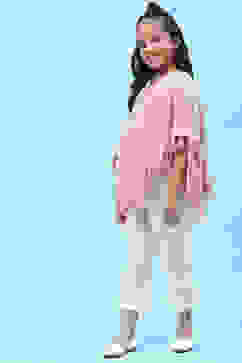 White Cotton Solid Pant image number 5