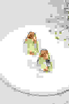 Crystal Brass Earrings image number 0