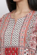 Ivory Viscose A Line Kurta image number 1