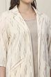 Off White Cotton Regular Fusion Set image number 1