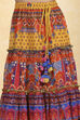 Assorted Polyester Printed Tiered Lehenga Set image number 2