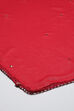 Red Cotton Blend Printed Dupatta image number 1