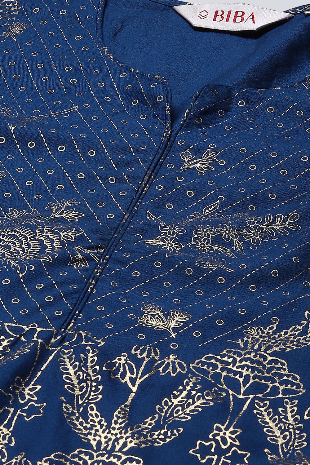 Blue Rayon Flared 2 Piece Set image number 1