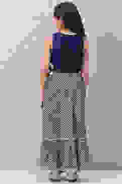 Blue Art Silk Lehenga Set image number 4