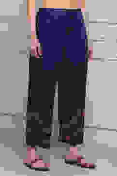 Navy Rayon Palazzo image number 3