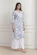 Yellow Viscose Rayon Straight Kurta image number 4