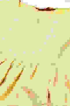 Yellow Poly Cotton Flared Printed Kurta image number 1