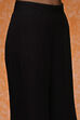 Black Heavy Beaded Embroidered Peplum Suit Set image number 1