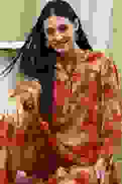 Orange Printed Straight Co-ord Set image number 0