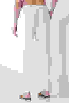 White Viscose Lycra Harem Pants image number 5