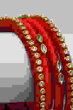 Red Kids Bangles image number 1